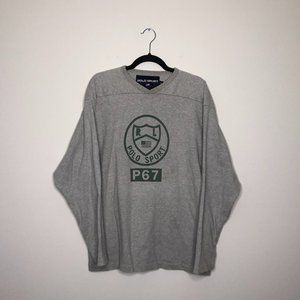 Vintage Polo Sport Crest P67 Sweatshirt Sz. XL